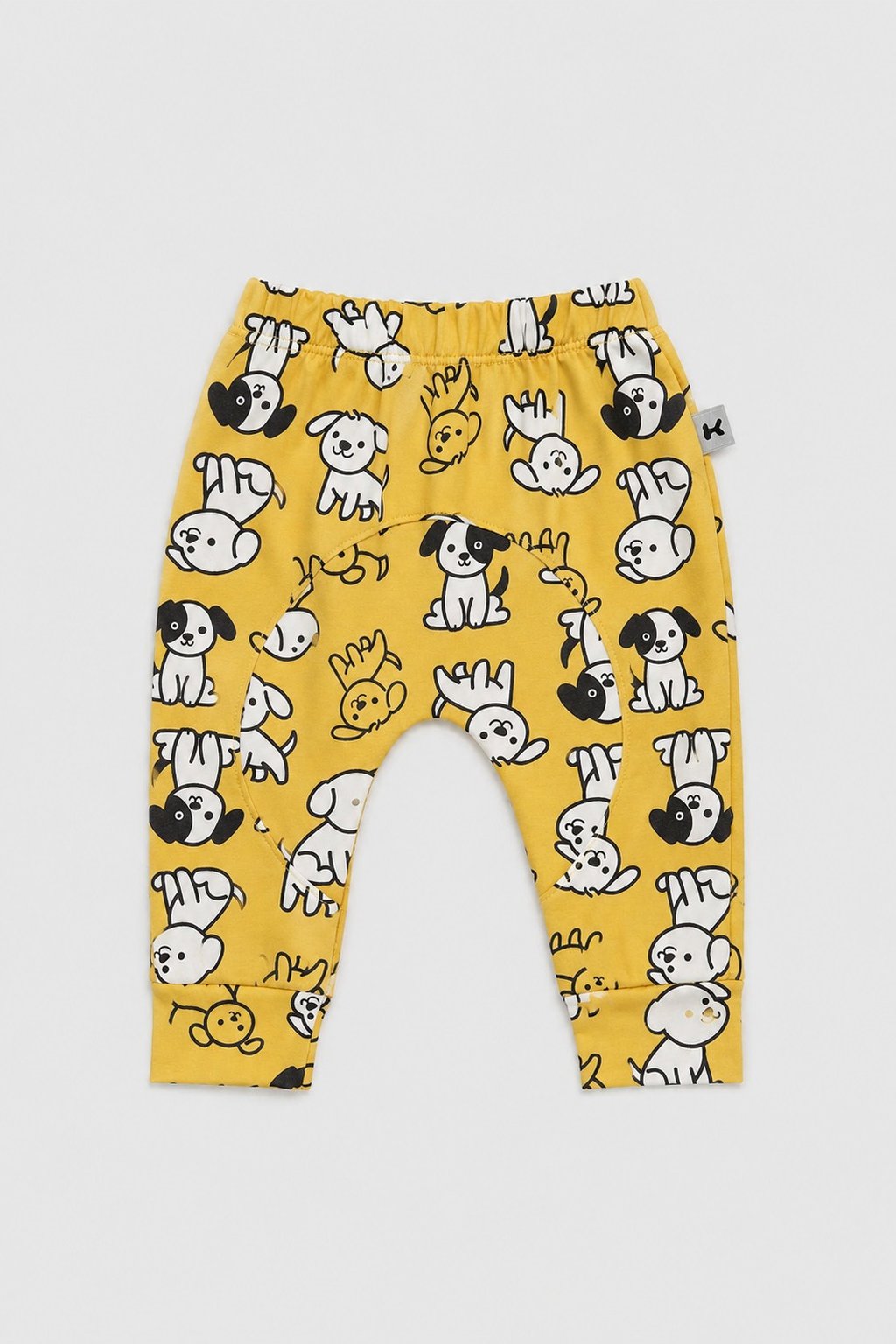 Calça Bebê Unissex Saruel Cachorrinho Amarelo Confortável 