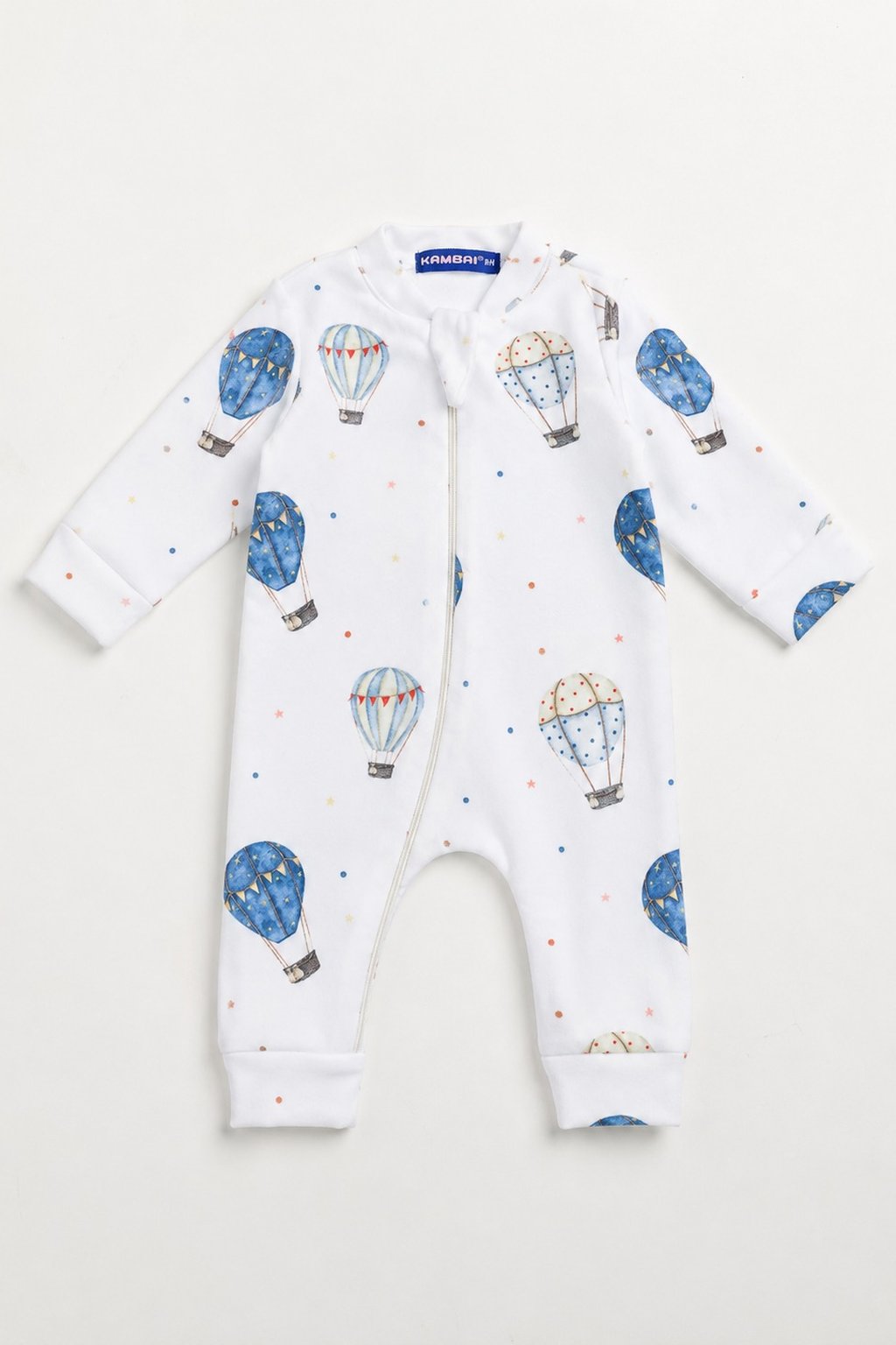 Macacão Bebê Super Soft Longo | Balão Azul
