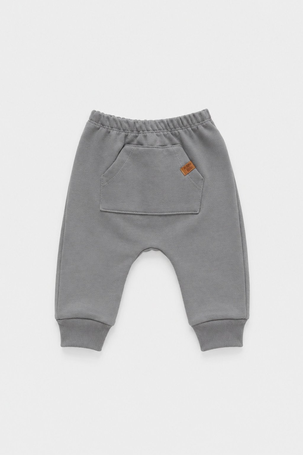 Calça Bebê Minimalista Saruel Moletom Cinza