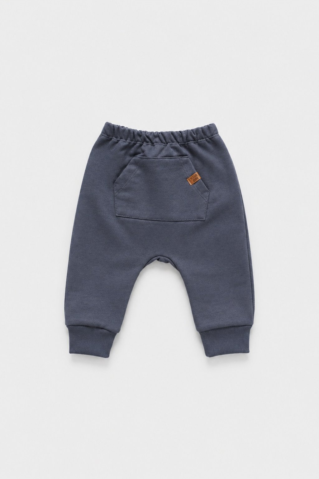Calça Bebê Minimalista Saruel Moletom Cinza Chumbo
