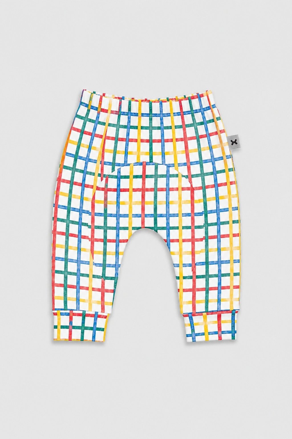 Calça Xadrez Bebê Unissex Saruel Colorida Confortável 