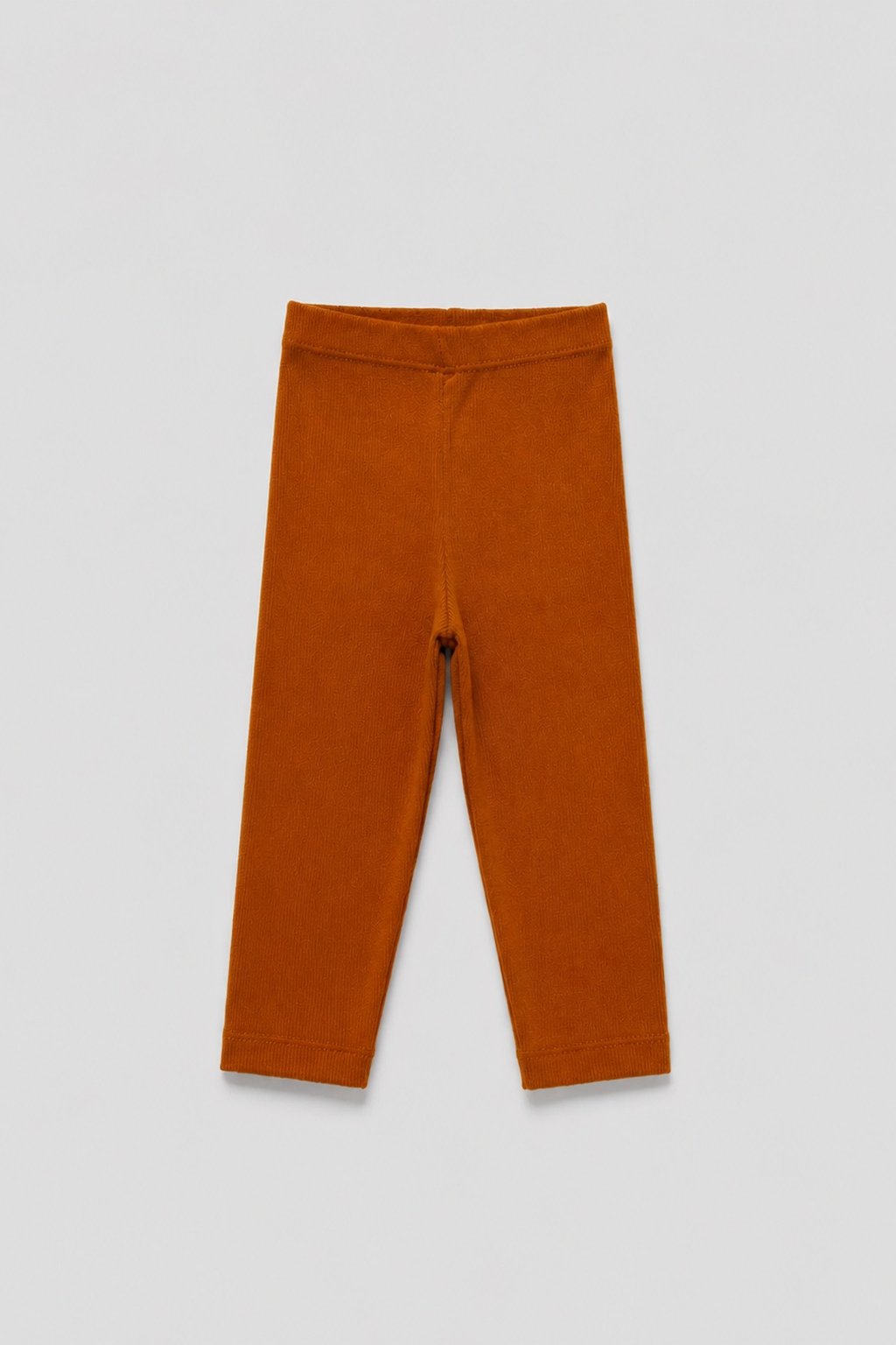 Calça Bebê Canelada Premium Marrom Telha