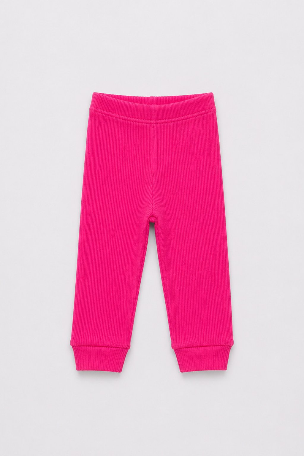 Calça Bebê Canelada Algodão Rosa Pink