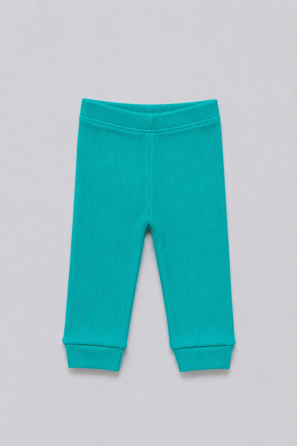 Calça Bebê Canelada Algodão Verde Jade