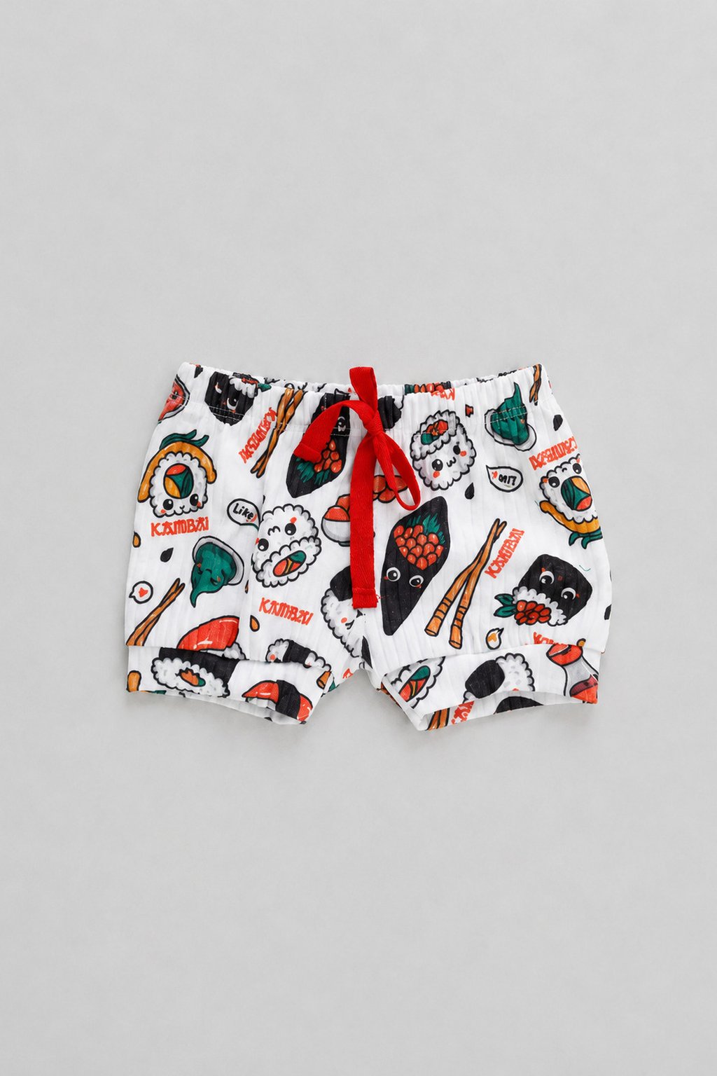 Shorts Bebê Canelado Estampado