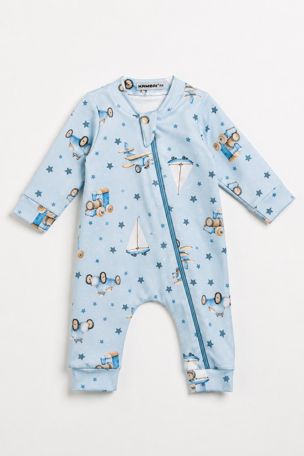 Macacão Bebê Molecotton Vintage com Zíper